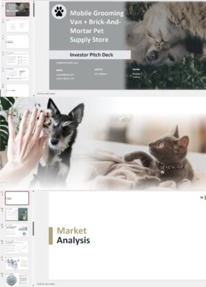 Mobile Grooming and Pet Supply Store Investor Pitch Deck